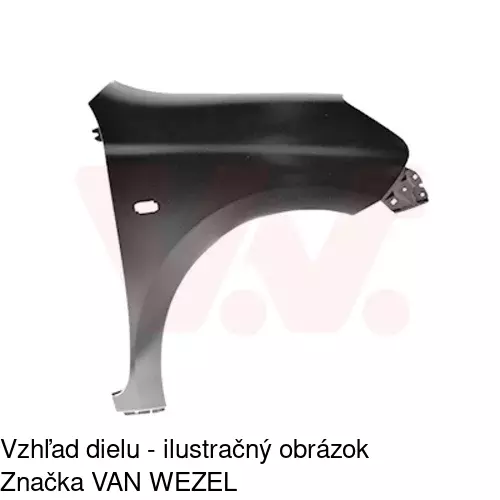 Predný blatník POLCAR 27B102
