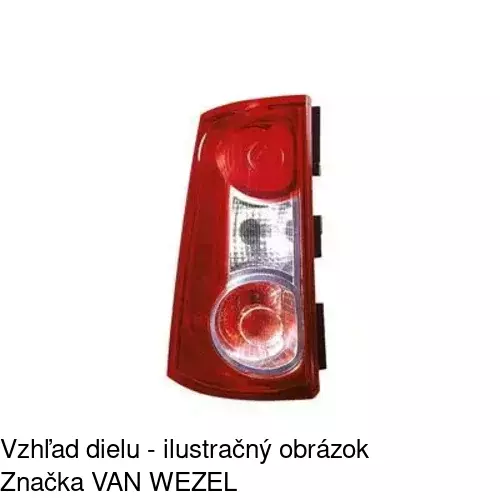 Zadné svetlo 2800876E1 /POLCAR/ - obr. 1