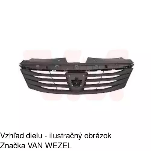 Lišta masky 280105-2 /POLCAR/ - obr. 1