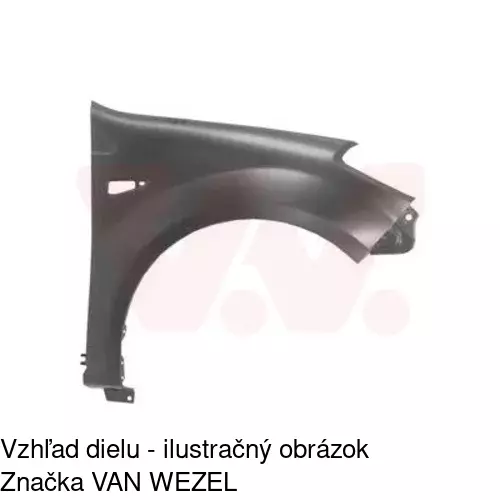Predný blatník POLCAR 280502