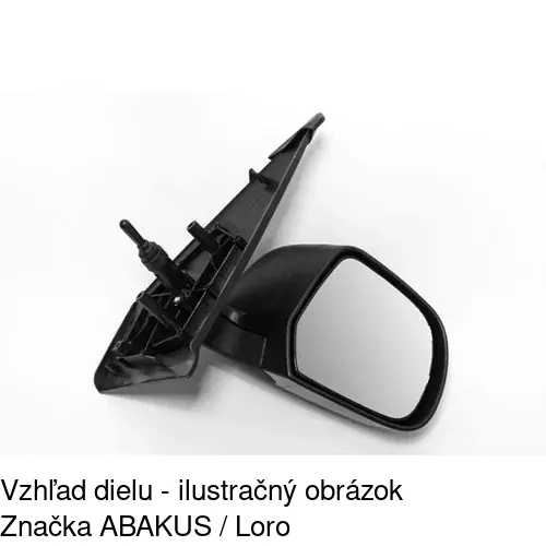 Vonkajšie zrkadlo 28U1521M /POLCAR/ - obr. 2