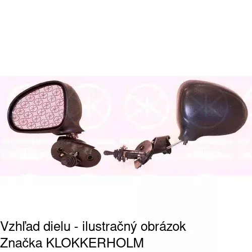 Vonkajšie zrkadlo POLCAR 2902511E