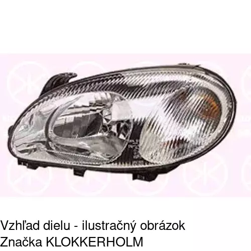 Hlavný reflektor 2912096E /POLCAR/ - obr. 2