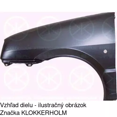Predný blatník POLCAR 300101-Q