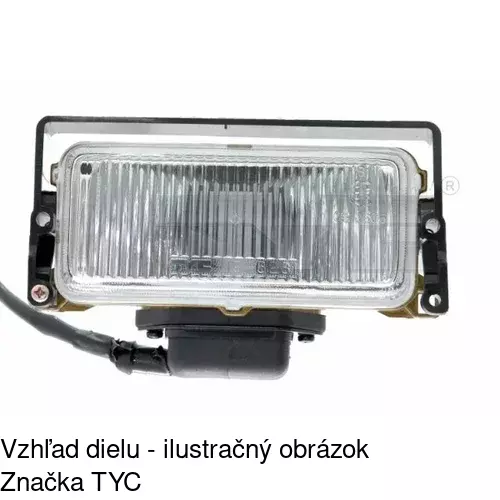 Hmlové svetlo - predné POLCAR 300230-E