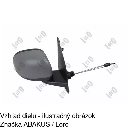 Vonkajšie zrkadlo 3003523E /POLCAR/ - obr. 5