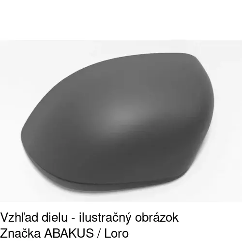 Rám vonkajšieho zrkadla POLCAR 300354P1E
