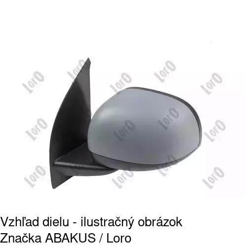 Rám vonkajšieho zrkadla 300354P1E /POLCAR/ - obr. 2