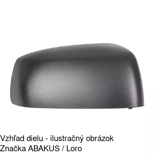 Rám vonkajšieho zrkadla 300355TM /POLCAR/ - obr. 5