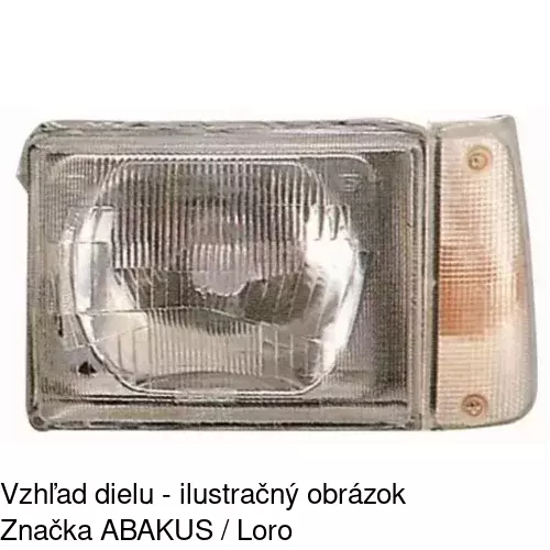 Hlavný reflektor 3004103E /POLCAR/ - obr. 2