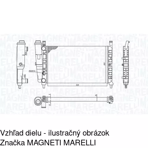 Chladiče vody 301608-2 /POLCAR/ - obr. 1