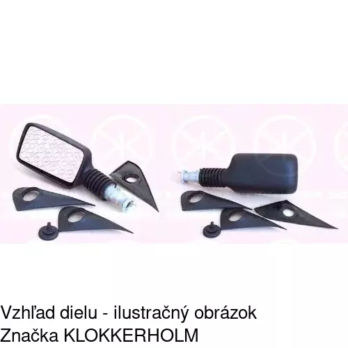 Vonkajšie zrkadlo 3016511E /POLCAR/ - obr. 1