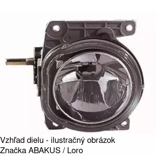 Hmlové svetlo - predné 301829-E /POLCAR/ - obr. 4