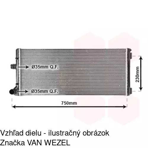 Chladiče vody 3022085X /POLCAR/ - obr. 2