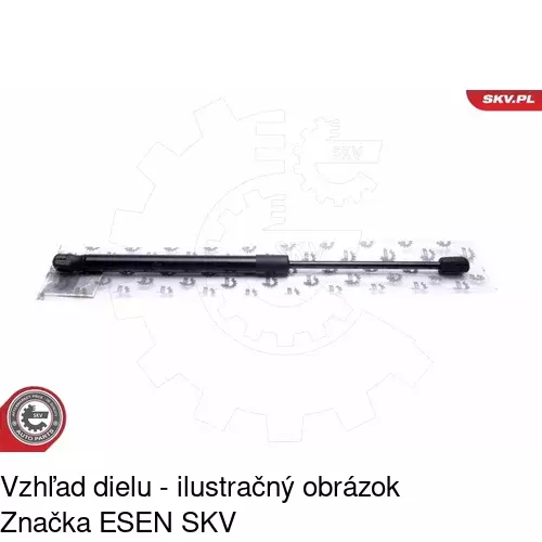 Plynová pružina 3023AB2 /POLCAR/ - obr. 3