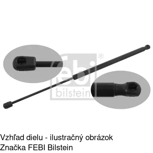 Plynová pružina 3023AB3 /POLCAR/ - obr. 1