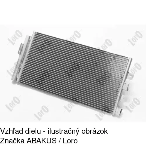 Chladiče klimatizácie 3023K8C2S /POLCAR/ - obr. 1