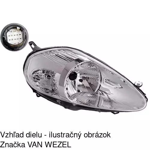 Hlavný reflektor 3024102E /POLCAR/ - obr. 5