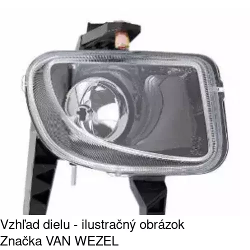 Hmlové svetlo - predné 3024302E /POLCAR/ - obr. 4