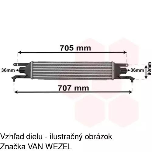 Chladiče vzduchu (Intercoolery) 3024J81X /POLCAR/ - obr. 4