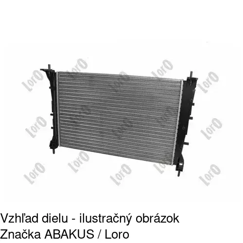 Chladiče vody 302508A2 /POLCAR/ - obr. 2