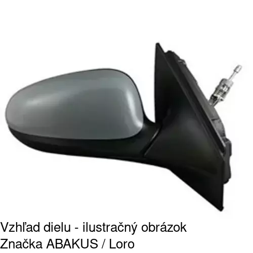 Rám vonkajšieho zrkadla 302955PM /POLCAR/ - obr. 5