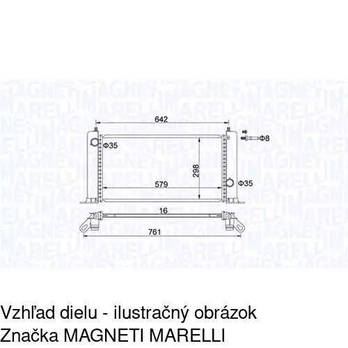 Chladiče vody 303008A2 /POLCAR/ - obr. 1