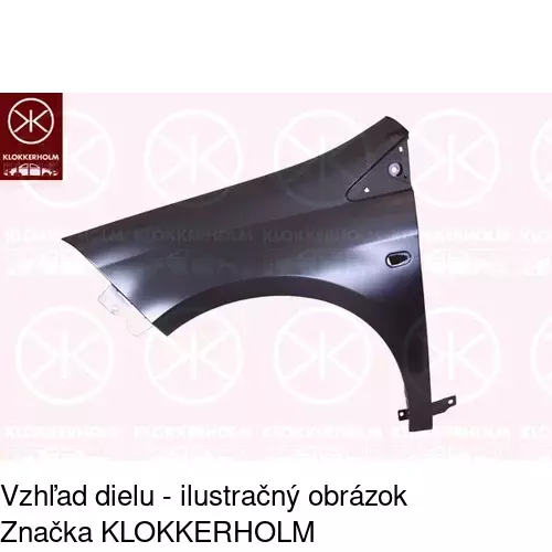 Predný blatník POLCAR 303102