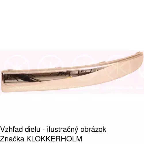 Lišta nárazníka 303507-8 /POLCAR/ - obr. 1