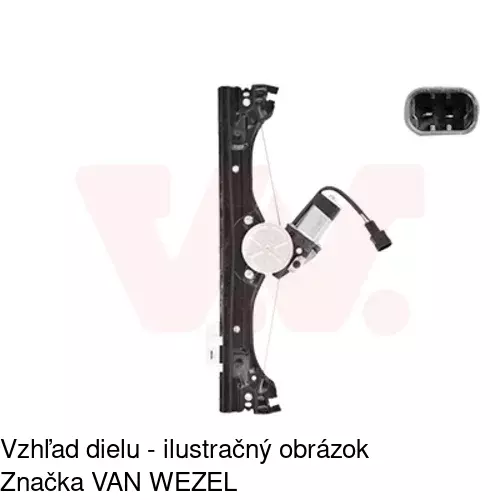 Elektrický mechanizmus okna dverí 3035PSE2 /POLCAR/ - obr. 5