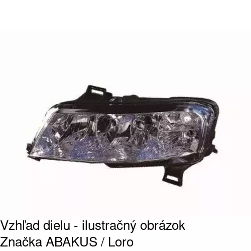 Hlavný reflektor 3040091E /POLCAR/ - obr. 4