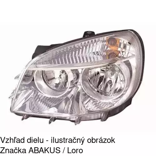 Hlavný reflektor 304110-C /POLCAR/ - obr. 4
