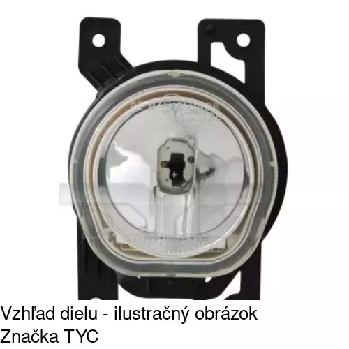 Hmlové svetlo - predné POLCAR 3042300E