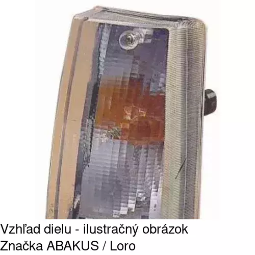 Predná smerovka POLCAR 3050192E