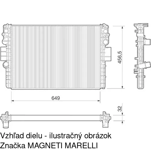 Chladiče vody 3052084X /POLCAR/ - obr. 2