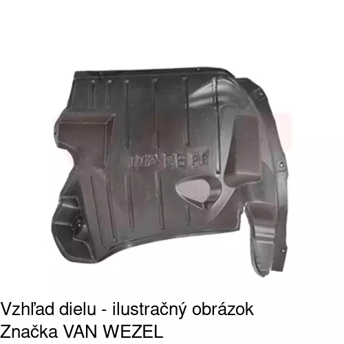 Podblatník (plast) POLCAR 3052FP2T