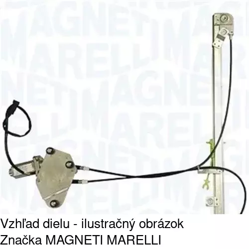 Elektrický mechanizmus okna dverí 3055PSE2 /POLCAR/ - obr. 2