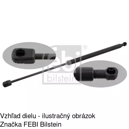 Plynová pružina 3065AB /POLCAR/ - obr. 1