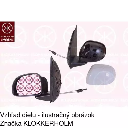 Vonkajšie zrkadlo 30A1522E /POLCAR/ - obr. 1