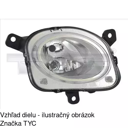 Hlavný reflektor POLCAR 30L1103E