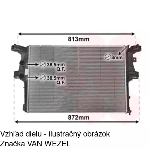 Chladiče vody 30N1081X /POLCAR/ - obr. 4