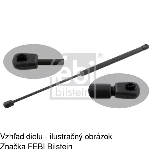 Plynová pružina 3201AB8 /POLCAR/ - obr. 1