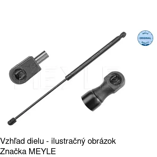 Plynová pružina 3201AB8 /POLCAR/ - obr. 2