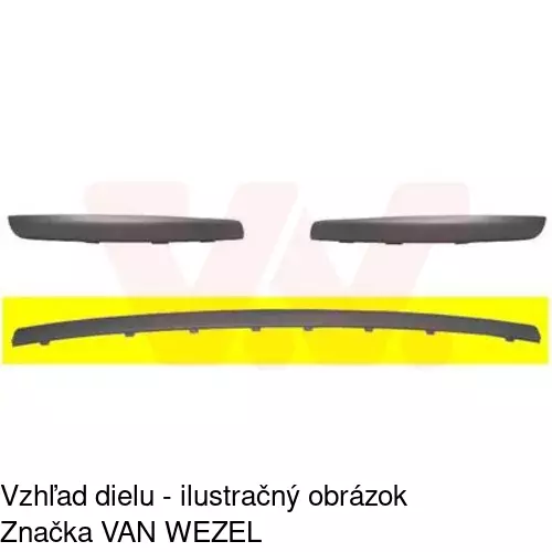 Lišta nárazníka 32029612 /POLCAR/