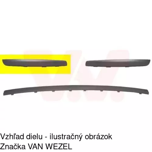 Lišta nárazníka 32029613 /POLCAR/