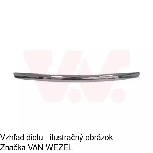 Lišta kapoty 320503-5 /POLCAR/ - obr. 1