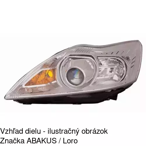 Hlavný reflektor 3205104E /POLCAR/ - obr. 2