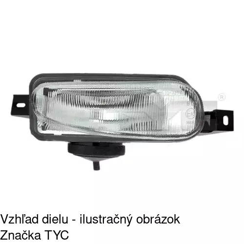 Hmlové svetlo - predné POLCAR 320729