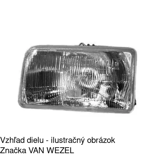 Hlavný reflektor 320810-E /POLCAR/ - obr. 3