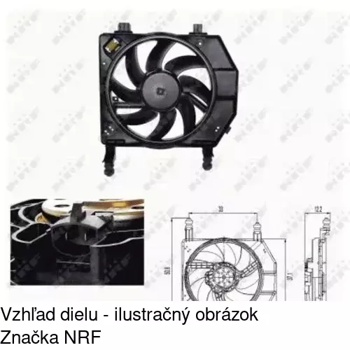 Ventilátory chladičov 321023W3 /POLCAR/ - obr. 3